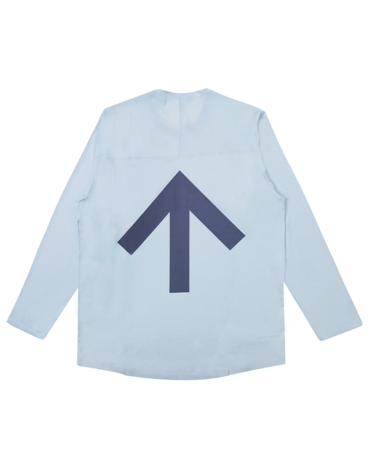 Arow Lightweight Tee Long Sleeve - Ice Flow and Crown Blue