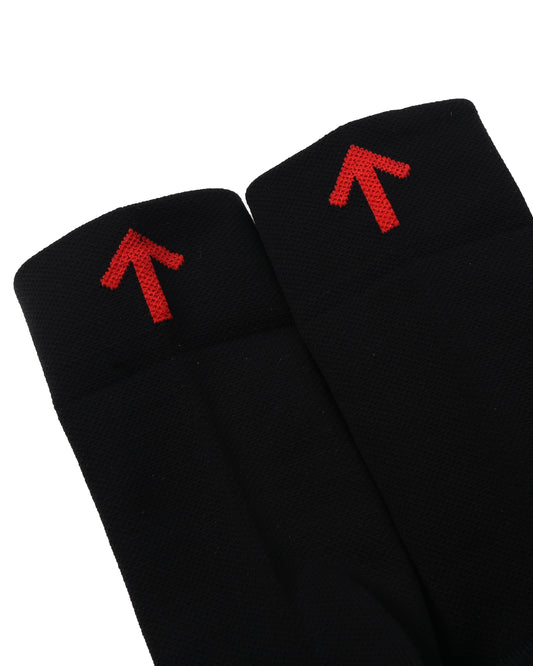 Padded Sock - Black and Orange