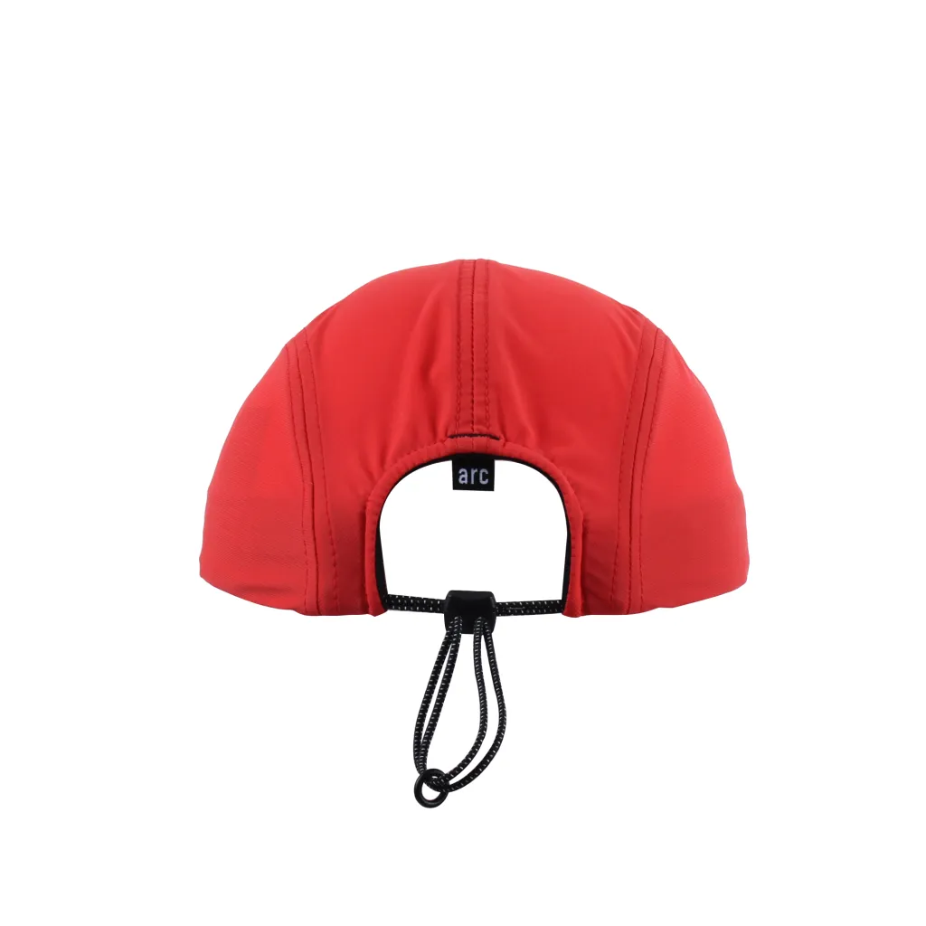 Cabriolet Running Cap - Red and Black
