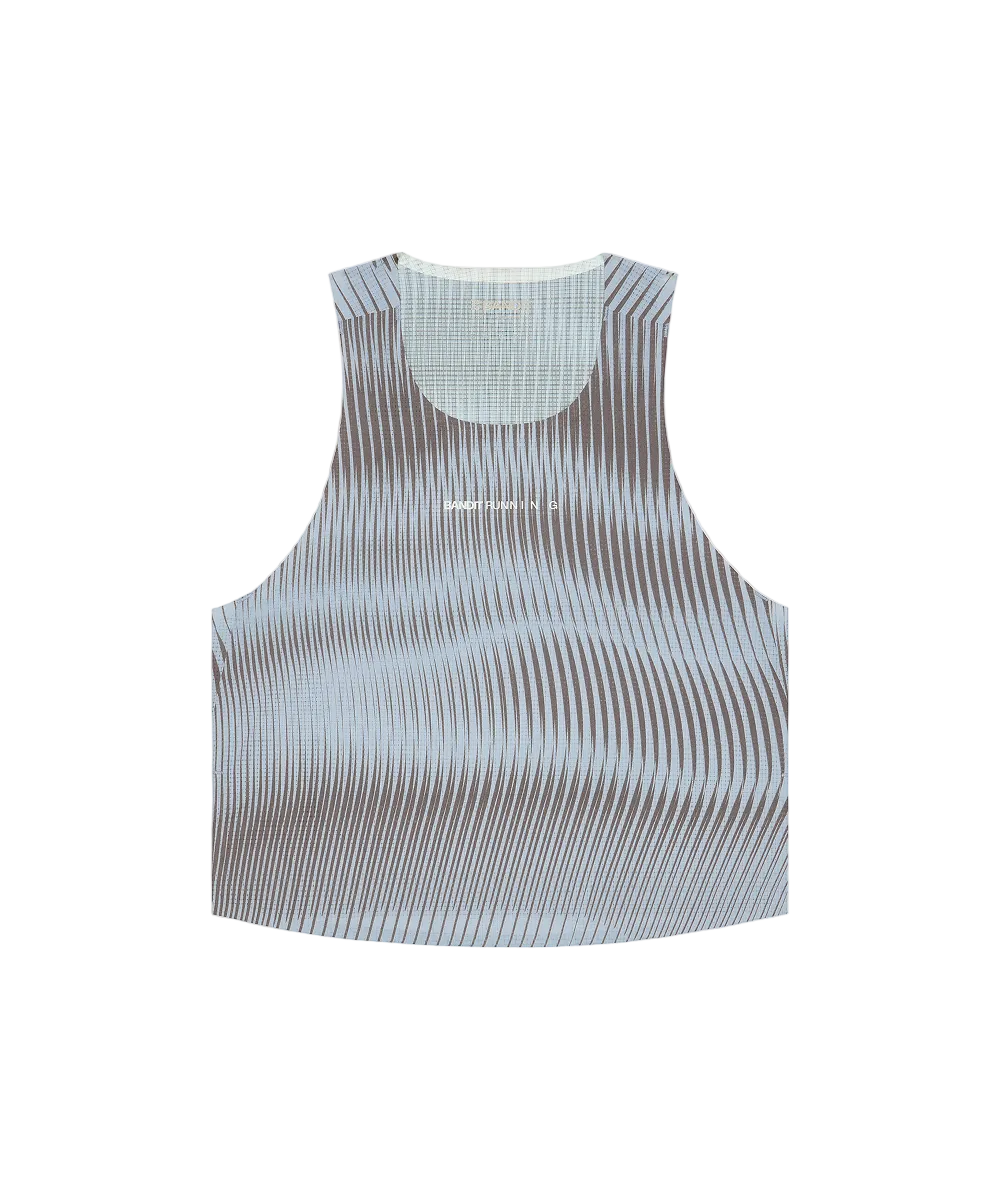 Women's Cooling Grid Singlet - Pavilion Blue