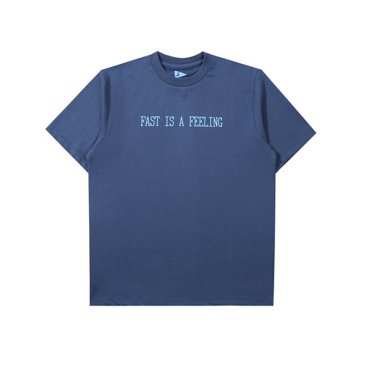 Enroute Tee - Steel Navy