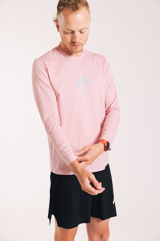 Arow Lightweight Long Sleeve - Blossom and Chrome