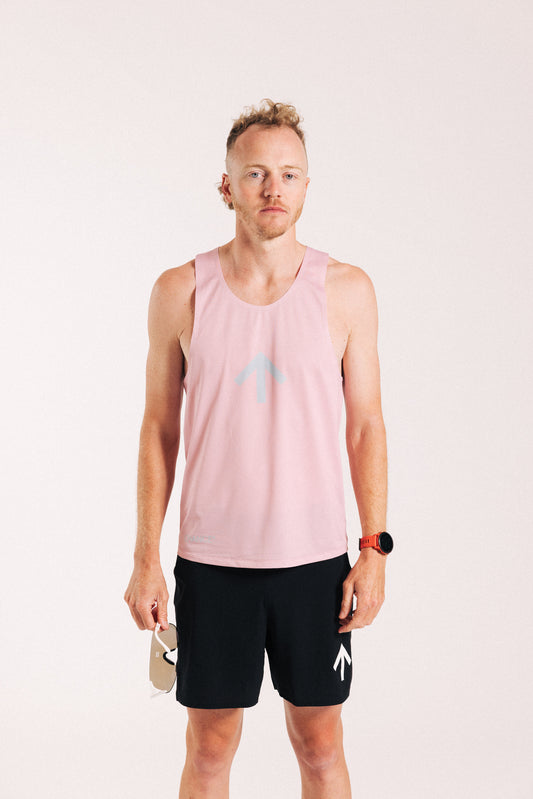 Arow Lightweight Singlet - Blossom and Chrome