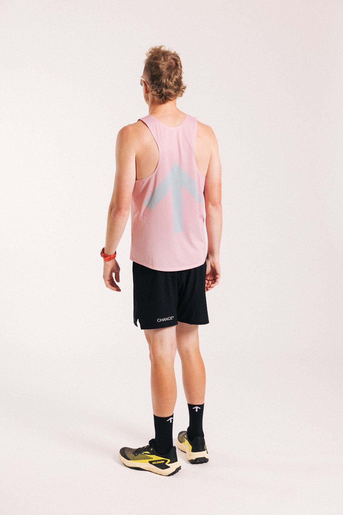 Arow Lightweight Singlet - Blossom and Chrome