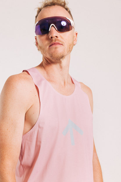 Arow Lightweight Singlet - Blossom and Chrome