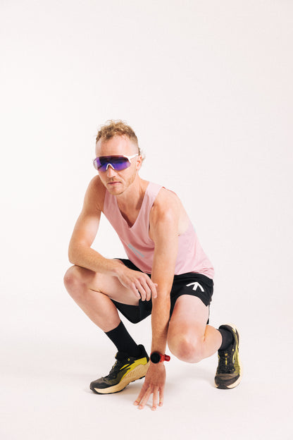 Arow Lightweight Singlet - Blossom and Chrome