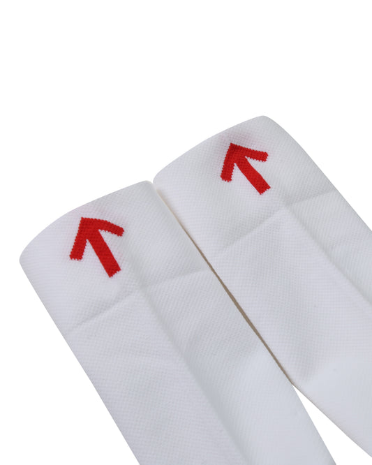 Padded Sock - White and Orange