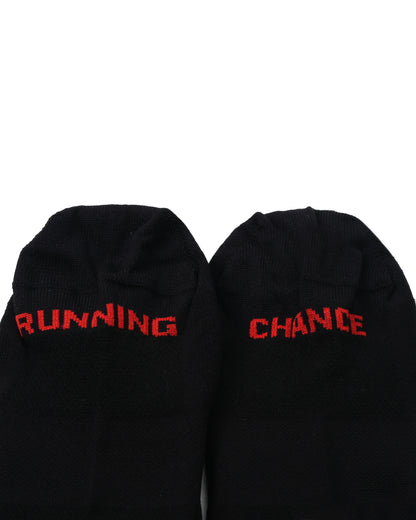 Padded Sock - Black and Orange