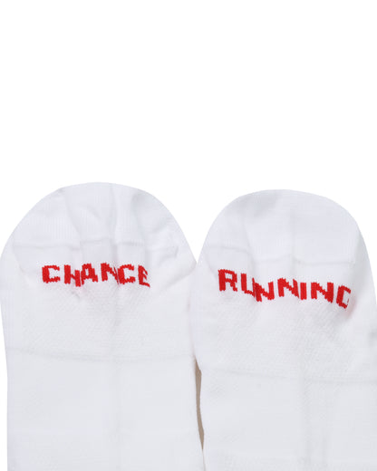 Padded Sock - White and Orange