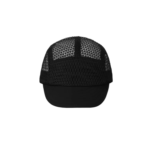 Distance Trail Running Cap (Tri-mesh) - Salt Black