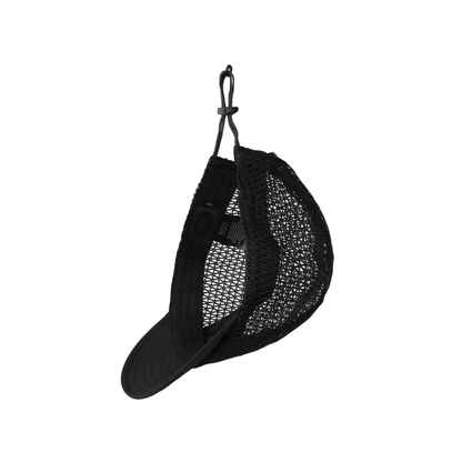 Distance Trail Running Cap (Tri-mesh) - Salt Black