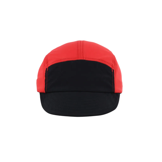 Cabriolet Running Cap - Red and Black