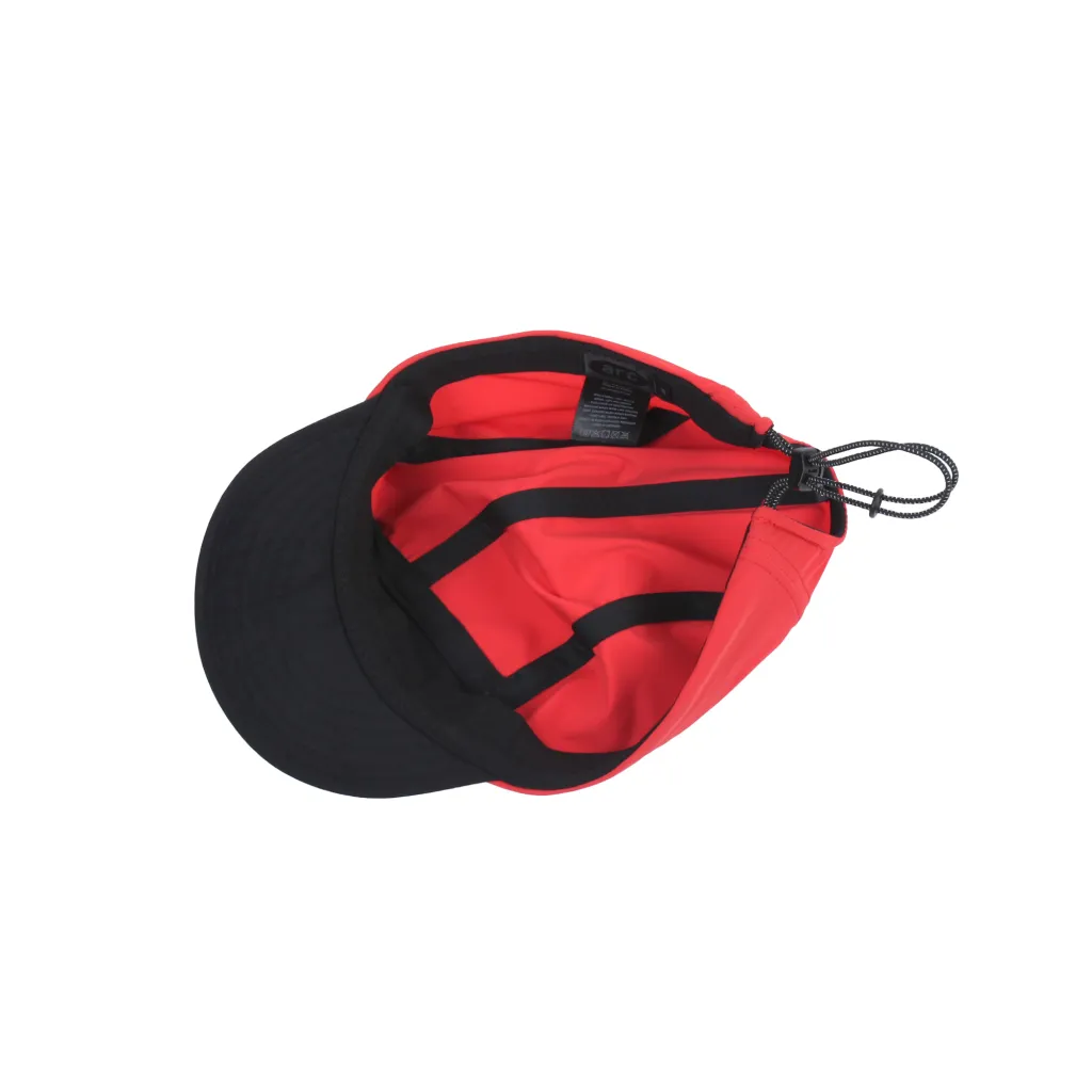 Cabriolet Running Cap - Red and Black