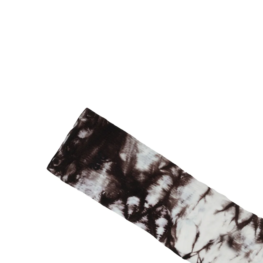 Marble Run Crew Socks - Brown