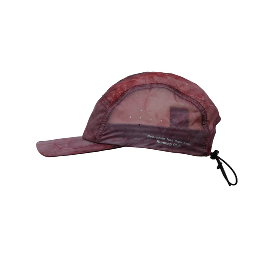 Marble Running Cap - Burgundy