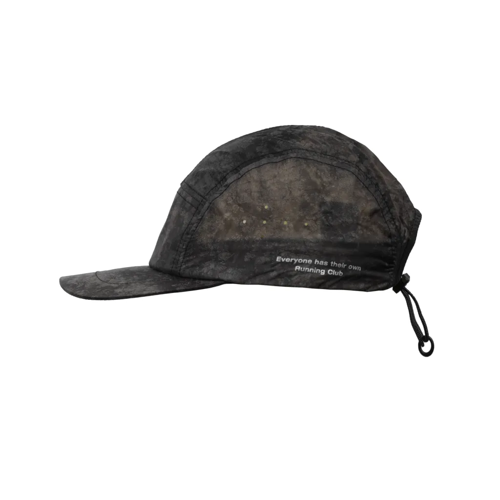 Marble Running Cap - Dark Brown