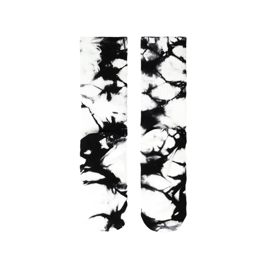 Marble Run Crew Socks - Black