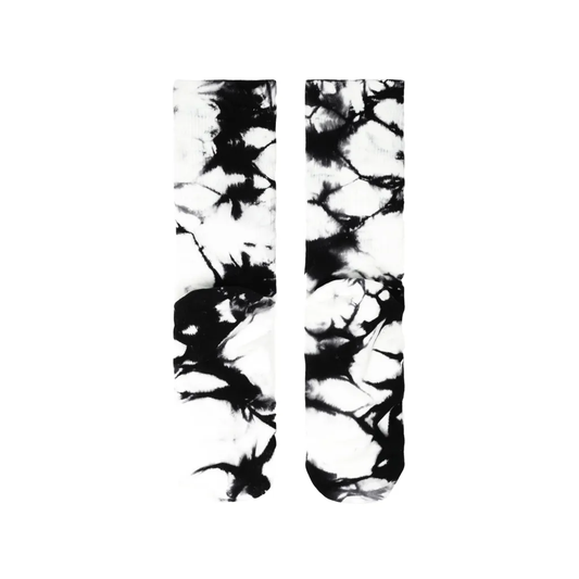 Marble Run Crew Socks - Black
