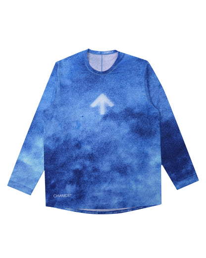 Arow Lightweight Tee V2 Long Sleeve - Cyanotipe