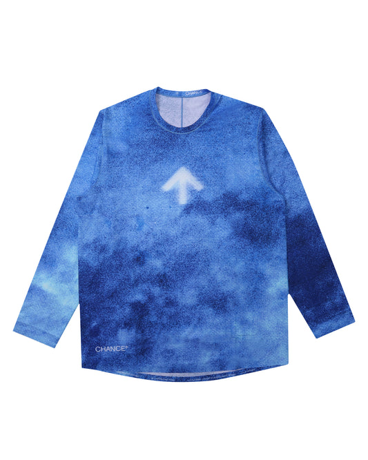 Arow Lightweight Tee V2 Long Sleeve - Cyanotipe