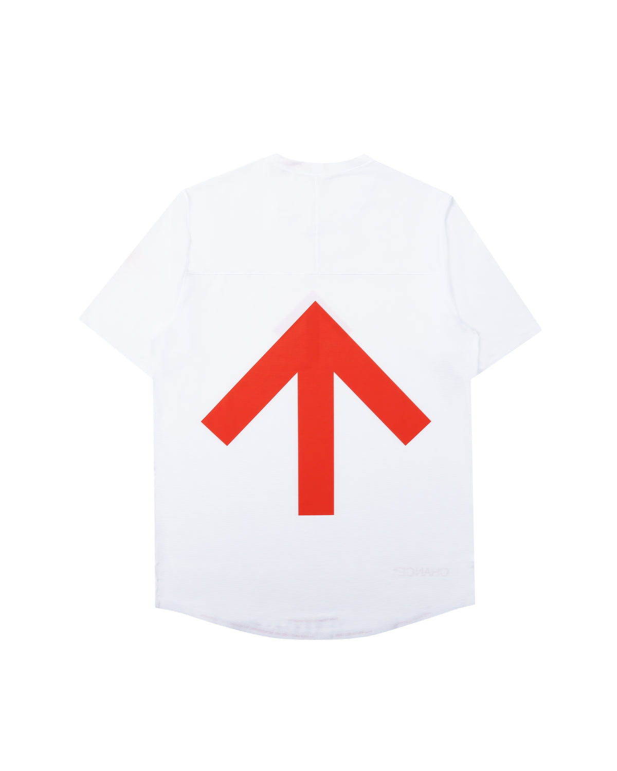 Arow Lightweight Tee - White and Ordnance Orange