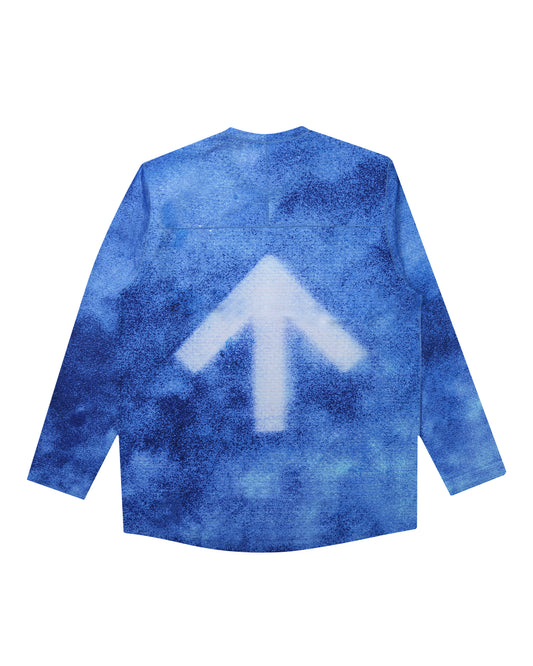 Arow Lightweight Tee V2 Long Sleeve - Cyanotipe