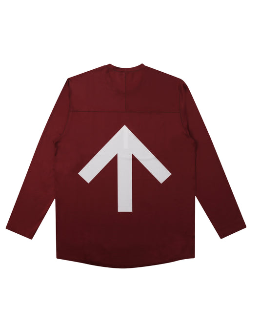 Arow Lightweight Tee V2 Long Sleeve - Baked Earth and Warm Stone